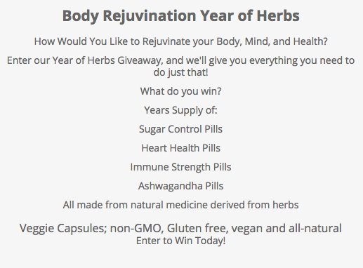 Year of Herbs Body Rejuvenation