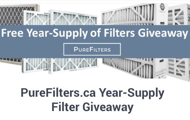 Year Supply Filter Giveaway