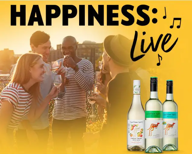 Yellow Tail + iHeartMedia Happiness Live Sweepstakes – Win A Trip To The Coastal City Jam & More (106 Winners)