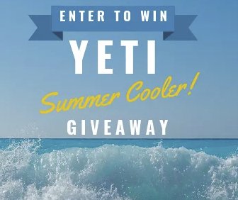 Yeti Summer Cooler Giveaway
