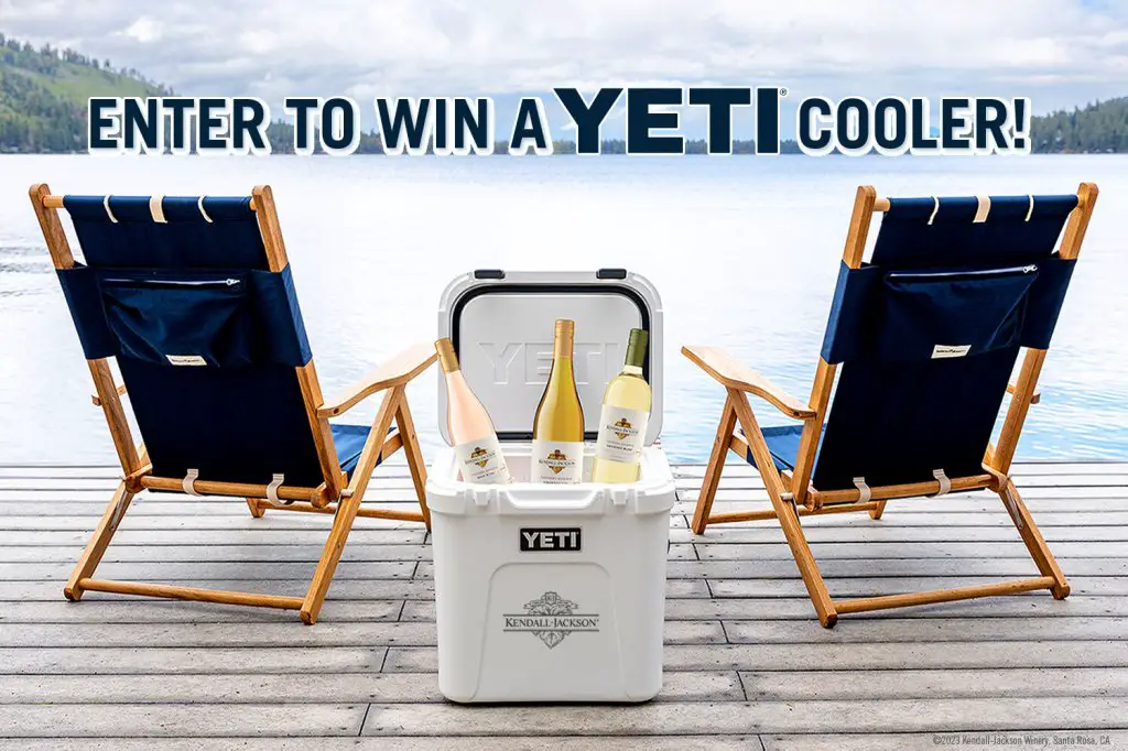 YETI x Kendall-Jackson Wines Sweepstakes - Win A $250 YETI Roadie 24 Hard Cooler (20 Winners)
