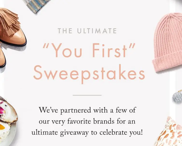 You First $2,848 Sweepstakes!