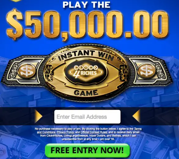 Your chance to win $50,000!