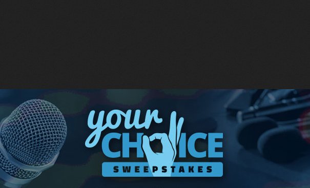 Your Choice Music Mixer Sweepstakes!