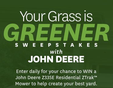 Your Grass Is Greener Sweepstakes