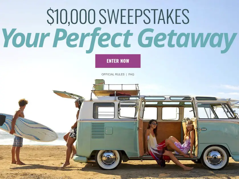 Your Perfect Getaway Sweepstakes