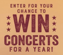 Yuengling Spread Your Wings Concert Tour Sweepstakes