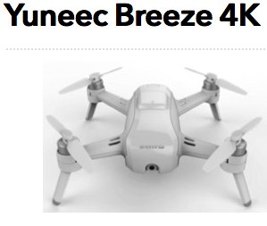 Yuneec Breeze 4K Camera Sweepstakes