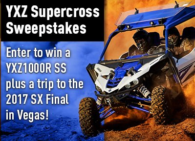 YXZ Supercross Sweepstakes
