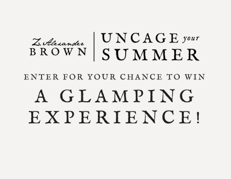 ZAB Summer Glamping Sweepstakes - Win a $3,000 Prepaid Gift Card