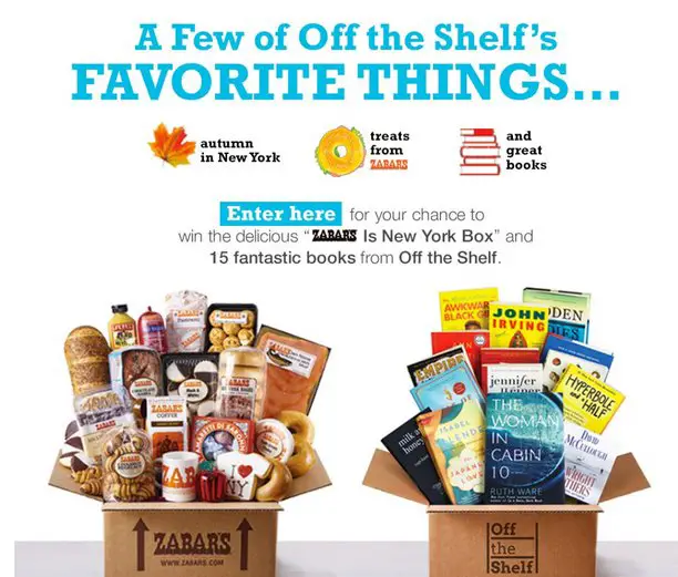 Zabar’s Big Book Sweepstakes