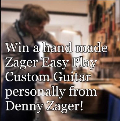 Zager Guitar Giveaway - Win A Zager Easy Play Custom Acoustic Guitar, Digital Automatic Electronic Tuner + More