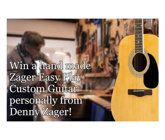 Zager Guitars Guitar Giveaway - Win an Acoustic Guitar + Accessories