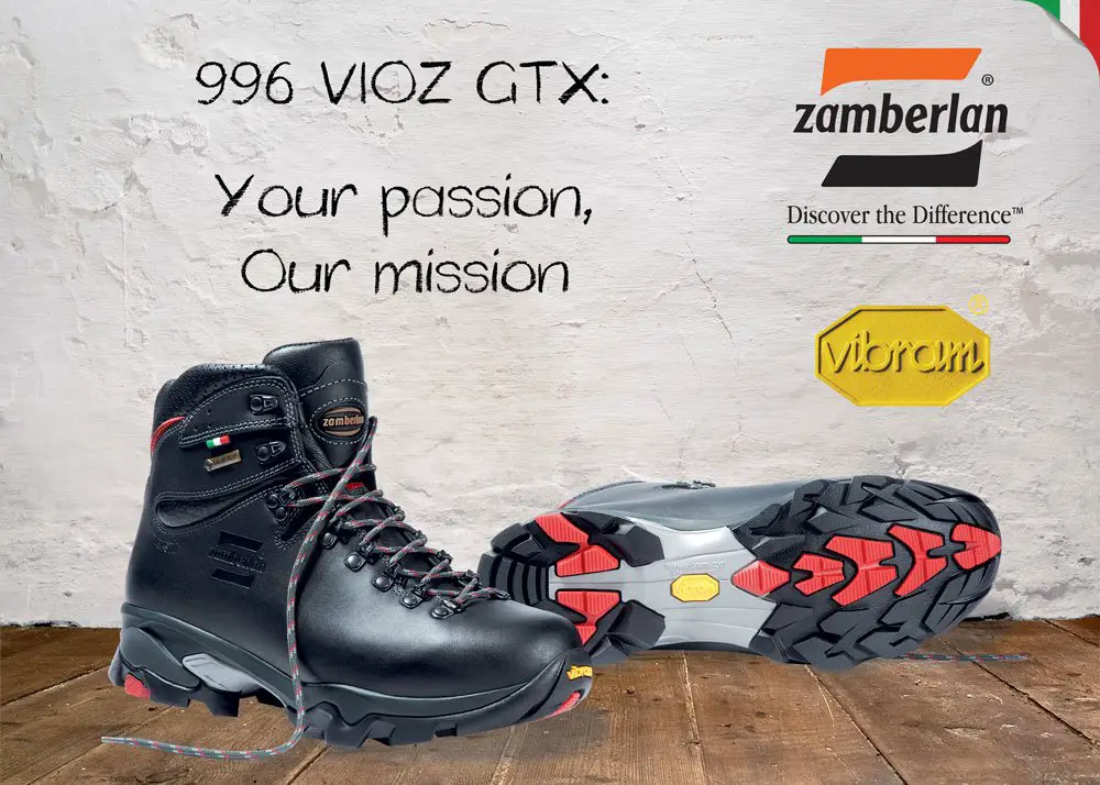 The Zamberlan Vioz Backpacking Boots Sweepstakes!