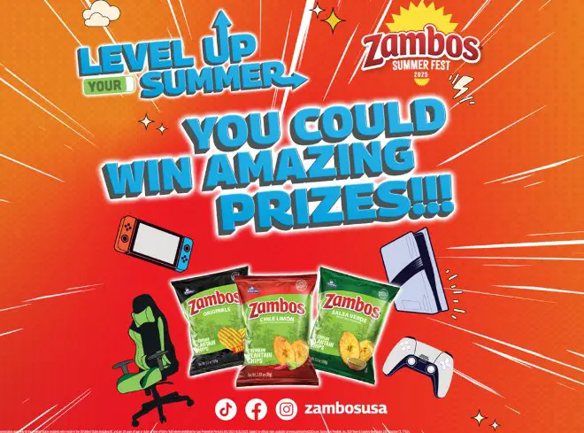 ZAMBOS Summer Fest 2025 Sweepstakes – Win a PlayStation Pro, Nintendo Switch Or Gamer Chair