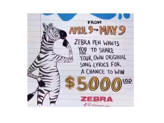 Zebra Pen Sweepstakes – Enter For A Chance To Win $5,000 Cash