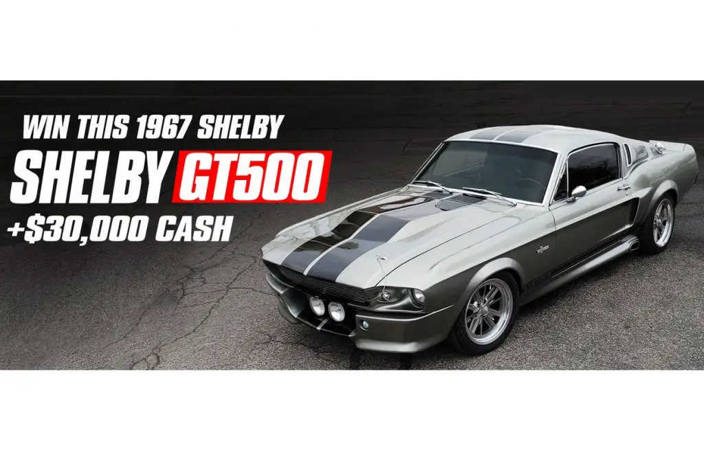 Zero Sixty Fantasy Car Giveaway - Win A 1967 Shelby GT500 + $30,000 Cash