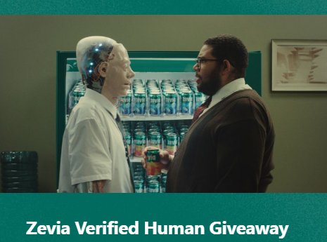 Zevia Verified Human Giveaway - Win Free Zevia Soda For A Year