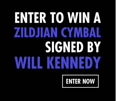 Zildjian Cymbal Signed By Will Kennedy Sweepstakes