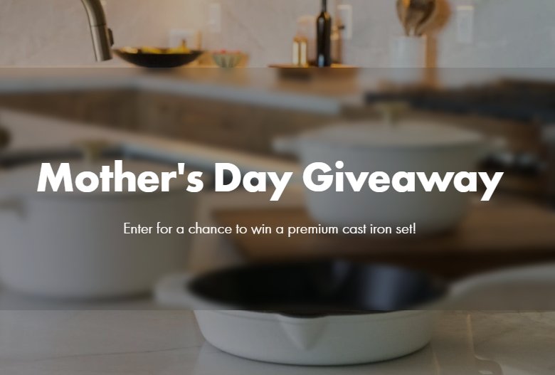 ZLine Kitchen Mother’s Day Cast Iron Giveaway ️- Win a Cast Iron Cookware Set
