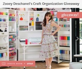 Zooey Deschanel's Craft Organization Giveaway - Win a Storage Box and Crafting Tools!