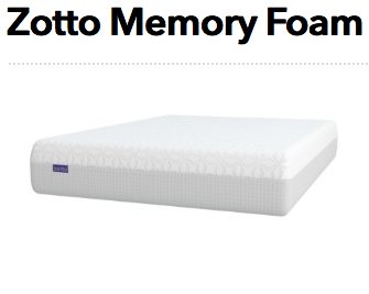Zotto Memory Foam Mattress Giveaway